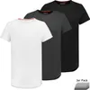 3er Pack Herren T-Shirts mit Rundhals und Rollkante | Produktbild-Vorschau 6