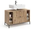 Waschbeckenunterschrank Vicco Eliza Viking Oak 100 x 63 cm Produktbild-Vorschau 6