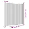 vidaXL Zaunelement mit 2 Pfosten Braun 180x186 cm WPC Produktbild-Vorschau 7