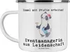 Mr. & Mrs. Panda Emaille Tasse Eventmanagerin Leidenschaft Produktbild-Vorschau 1