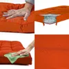 Coussin bain de soleil 185 x55cm Orange Voir les images du produit 4