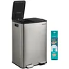 SONGMICS Mülleimer Küche, 2 x 30 Liter, 2 Fächer, Produktbild-Vorschau 2