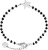 Bracelet en acier chirurgical avec perles noires Star Voir les images du produit 3