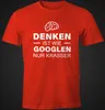 Denken ist wie googeln nur krasser Herren T-Shirt Fun-Shirt Produktbild-Vorschau 2
