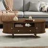Merax Couchtisch mit Rolltür, Sofatisch mit 1 Schublade und Produktbild-Vorschau 13