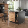 Kuchynský ostrovček Vicco Fame-Line Goldkraft dub/antracit Náhľad obrázku produktu 4