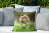 MuchoWow® Outdoor Kissen - Tier - Affe - Baby - 50x50 cm - Produktbild-Vorschau 4