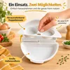 Eierkocher Mikrowelle, 2-fach Eierform für runde Eier und Produktbild-Vorschau 2