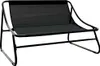 vidaXL Meble ogrodowe z poduszkami czarne 110 x 80 x 71 cm Podgląd zdjęcia produktu 4
