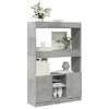 Skříň highboard betonově šedá 92 x 33 x 140 cm kompozitní Náhled obrázku produktu 4