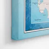 Hochwertige Canvas Weltkarte mit Kork-Pinnwand - 120x80 cm Produktbild-Vorschau 3