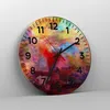 Wanduhr - Rund - Glasuhr - Abstraktion modern - 30x30cm - Produktbild-Vorschau 4