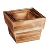 Set di 3 vasi da fiori Relaxdays, in legno fiammato, per Anteprima dell’immagine prodotto 6