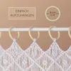 COZYOR Makramee-Vorhang, mit Holzösen Boho Vorhang Produktbild-Vorschau 5