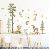 Wandaufkleber Kaninchen-Fuchs-Hirsch-großer Baum für Produktbild-Vorschau 4
