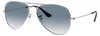 Ray Ban Large Metal Silver Crystal White (rb3025-0033f) 58 Voir les images du produit 1