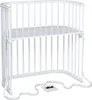 śpiworek do spania babybay Boxspring, lakierowany na biało Podgląd zdjęcia produktu 1