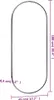 vidaXL Wandspiegel 45x100 cm Glas Oval Produktbild-Vorschau 6
