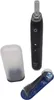 An electric toothbrush and its accessories are displayed on a white background. Produktbild-Vorschau