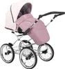 Kunert Romantic 2in1  Kinderwagen in Rosa/Weiß mit AIR Produktbild-Vorschau 2