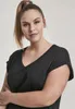 Urban Classics T-Shirt Damen Ladies Round V-Neck Extended Produktbild-Vorschau 5