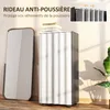 HOMCOM Armoire penderie mobile dressing avec rideau armoire Voir les images du produit 4