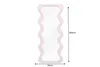 riess-ambiente Wandspiegel CURVY 160cm rosa Kunststoff MDF Produktbild-Vorschau 10