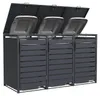Mülltonnenbox Gary 3er B x T x H 198,5 x 80 Produktbild-Vorschau 3