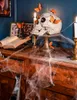 Spinnennetz mit Spinnen Halloween-Deko weiss 100 g 35qm - Produktbild-Vorschau 4