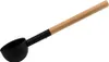 A black ladle with a wooden handle is shown against a white background. Náhled obrázku produktu