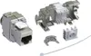 A set of network connectors and accessories on a white background. Produktbild-Vorschau