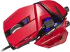 A red gaming mouse is shown against a white background. Produktbild-Vorschau