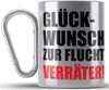 Trendation - Jobwechsel Karabiner Edelstahl Tasse Karabiner Produktbild-Vorschau 1
