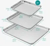 Navaris Edelstahl Auflaufformen 3er Set - Stabiles Produktbild-Vorschau 5