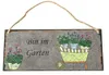 DIO Wandbild aus Metall Bin im Garten, 30x13 cm Produktbild-Vorschau 2