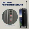 MuchoWow® Koffer Handgepäck Trolley Rollkoffer Kleine Produktbild-Vorschau 3