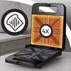 Sandwichmaker XXL 1400W für 4 Toasts Sandwiches Produktbild-Vorschau 4
