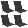 Beautissu Lot de 4 coussins pour fauteuils à dossier bas Voir les images du produit 1