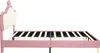 Flieks Lit rembourré 90x200cm avec tête de lit en forme de Voir les images du produit 8