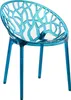 Lot de 2 chaises transparentes en polycarbonate de haute Voir les images du produit 3