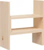 vidaXL Stojan na monitor (39-72)x17x43 cm z masívneho Náhľad obrázku produktu 7