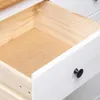 vidaXL Kredens biały 135x40x80 cm drewno sosnowe Panama Podgląd zdjęcia produktu 11