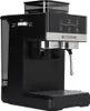 A black and silver espresso machine with a built-in grinder and touch screen controls is shown against a white background. Náhled obrázku produktu