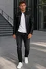 Reichstadt Herren Slim Fit Echtlederjacke Silver Zipper Produktbild-Vorschau 3