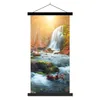 MuchoWow® Textilposter Wasserfall - Sonne - Herbst 40x80 cm Produktbild-Vorschau 1
