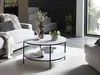 Tavolino con 2 ripiani Ø 80 cm Anteprima dell’immagine prodotto 5