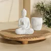 Räder Zen Spirit Buddha Figur sitzend groß 22,5x11x30cm Anteprima dell’immagine prodotto 3