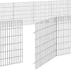 vidaXL Freilaufgehege 24-teilig 54x60 cm Verzinktes Eisen Produktbild-Vorschau 6