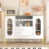 MODFU  Sideboard Beistellschrank mit Glasfronten und Produktbild-Vorschau 5