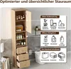 okwish Badezimmerschrank Hochschrank mit  Schubladen mit Produktbild-Vorschau 3